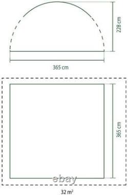 Coleman Event Dome 3.65M with 4 Screen Walls Gazebo Party Garden Shelter