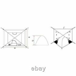 Coleman FastPitch Sundome 6 Man Person Darkroom Outdoor Camping Tent NEW