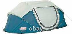 Coleman Galiano Tent 2 Berth Person Pop-up Fast Pitch Festival Tent Blue