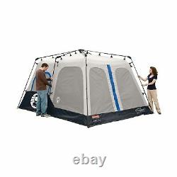 Coleman Instant Tent 8 Person Blue Outdoor Camping Sleeping Shelter 2000018296