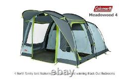 Coleman Meadowood 4 Blackout Tent Award winning Blackout bedrooms