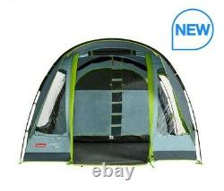 Coleman Meadowood 4 Person Family Tent with Blackout Bedrooms