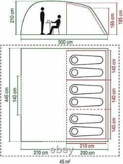 Coleman Oak Canyon 6 Tunnel Tent, 6 Person Man Family Camping Holiday Large Tent