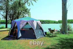 Coleman Octagon 8 Person Dome Tent Glamping Yurt Camping Family Tent