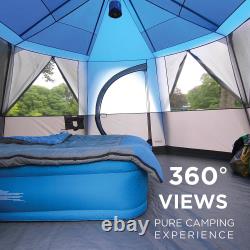 Coleman Octagon 8 Person Dome Tent Glamping Yurt Camping Family Tent