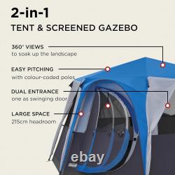 Coleman Octagon 8 Person Dome Tent Glamping Yurt Camping Family Tent