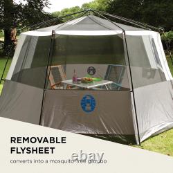 Coleman Octagon 8 Person Dome Tent Glamping Yurt Camping Family Tent