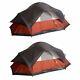 Coleman Red Canyon 8 Person 17 X 10 Foot Outdoor Camping Large Tent (2 Pack)