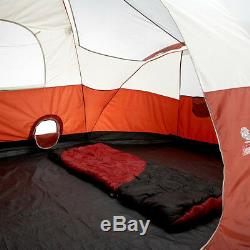 Coleman Red Canyon 8 Person 17 x 10 Foot Outdoor Camping Large Tent (2 Pack)