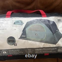 Coleman Skydome 8-Person Camping Tent Blue Nights