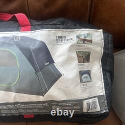 Coleman Skydome 8-Person Camping Tent Blue Nights