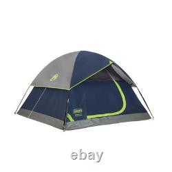 Coleman Sundome 2-Person Tent with Rainfly, Weatherproof Tent Sets Up in 10 Mins
