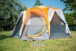 Coleman Tent Cortes Octagon, 8 man Festival tent, large Dome with full