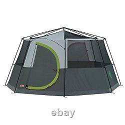 Coleman Tent Octagon, 6 to 8 Man Festival Dome Tent, Waterproof Family Camping