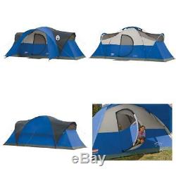 Coleman Tent for Camping Montana with Easy Setup 8-Person, Blue