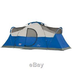 Coleman Tent for Camping Montana with Easy Setup 8-Person, Blue