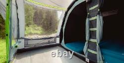 Coleman Tunnel Tent Meadowood 4 Person Black Out Bedrooms Grey Camping Garden