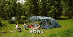 Coleman Vail Tent 6 Person Berth Large Tunnel Grey Camping Outdoors Festival
