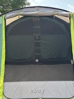 Coleman mosedale 5 Tunnel Tent Large 2 Doors with additional mosedale 5 porch