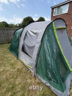 Coleman mosedale 5 Tunnel Tent Large 2 Doors with additional mosedale 5 porch