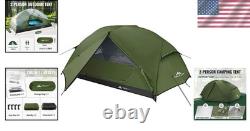 Compact 3-Man Camping Tent with PU Waterproof Coating Ideal for All Seasons