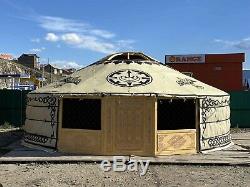 Contemporary Mongolian Yurt- double door & large windows-8.60m diameter