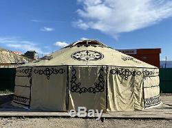 Contemporary Mongolian Yurt- double door & large windows-8.60m diameter