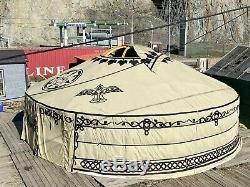 Contemporary Mongolian Yurt- double door & large windows-8.60m diameter