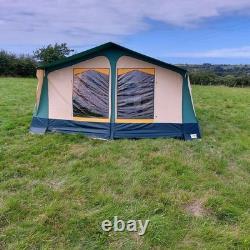 Conway Trailer Tent 4-Berth Lightweight Kitchen Gas Easy to Tow Video in Listing