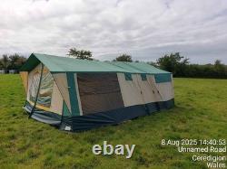 Conway Trailer Tent 4-Berth Lightweight Kitchen Gas Easy to Tow Video in Listing