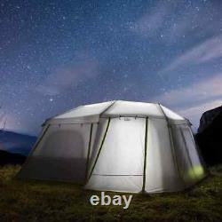 Core 10 Man Person Lighted Instant Cabin Tent Camping Large Family Quick Setup