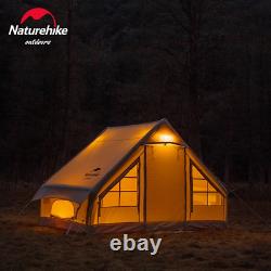 Cotton Inflatable Camping Tent 4 Person Outdoor Family Light Luxury Large Space