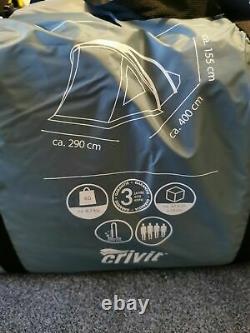Crivit 4 Person Family Tent Four Man Inflatable Tent Easy Assemble