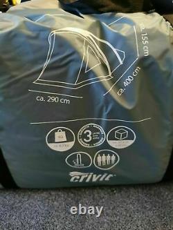 Crivit 4 Person Family Tent Four Man Inflatable Tent Easy Assemble BNIB