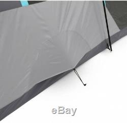 Dark Cabin Style Tent Built In Room Large Window Sealed Seams, Ten Campers Gray