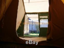 De Waard Jan Van Gent canvas bell tent large pyramid-style camping + EXTRAS