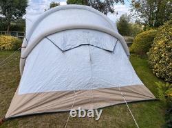 Decathlon Tunnel Camping Tent Arpenaz 4.2 4 Person Fresh & Black (WITHOUT PUMP)