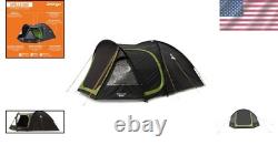 Dome Family Tent for 5 with Large Porch Waterproof, Ideal for Weekend Getaways