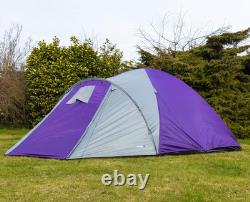 Double Skin Dome 4 Man Berth Camping Festival Family Tent