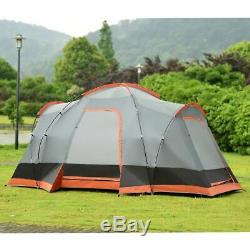 Durable 8 People Automatic Pop Up Hiking Tent with Bag Outdoor Recreation