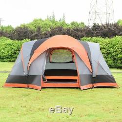 Durable 8 People Automatic Pop Up Hiking Tent with Bag Outdoor Recreation