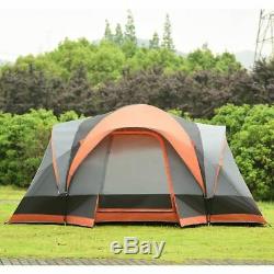 Durable 8 People Automatic Pop Up Hiking Tent with Bag Outdoor Recreation