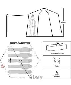 EULANT Waterproof Family Tent for 2-4 persons, Automatic Quick Opening