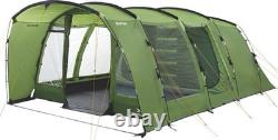 Easy Camp Boston 600 Tunnel Tent 6 Person Green with Carrying Case