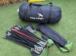 Easy Camp Boston 600 Tunnel Tent 6 Person Green with Carrying Case
