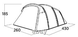 Easy Camp Hamra Tent 4 Person Family Camping Festival 4 Man Poled Tent 2025