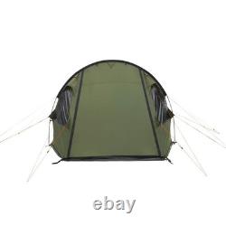 Easy Camp Hidra 4, 4-Person Family Tent Large Camping Tunnel Green Tent