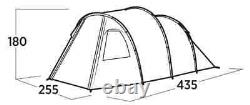 Easy Camp Hidra 4 Person Family Poled Adventure Tunnel Camping Tent (Green)