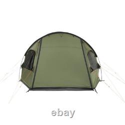 Easy Camp Hidra 5, 5-Person Family Tent Large Camping Tunnel Green Tent