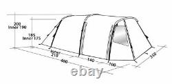 Easy Camp Huntsville 600 6 Person Family Camping Poled Tent 120341